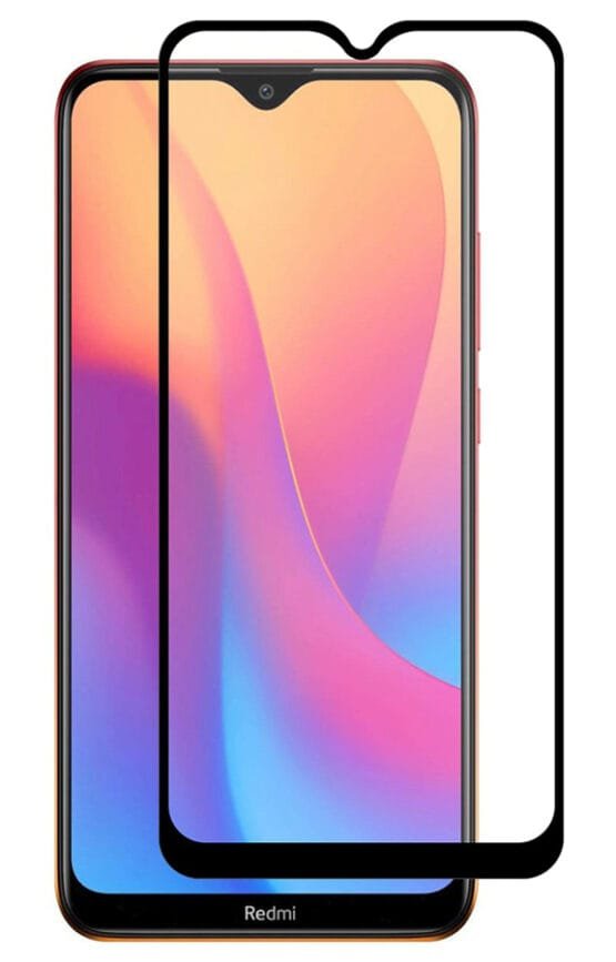 POWERTECH Tempered Glass 5D, Full Glue, Xiaomi Redmi 8A, μαύρο - TGC-0367