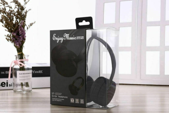 Headphones full-size Elmcoei MF600AP (3.5 mm jack) BLACK - Image 2