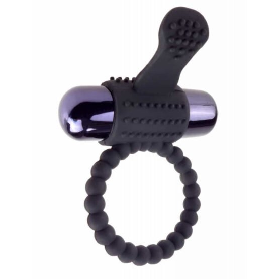 Pipedream Fantasy C-Ringz Vibrating Silicone Super Ring Black - Image 2