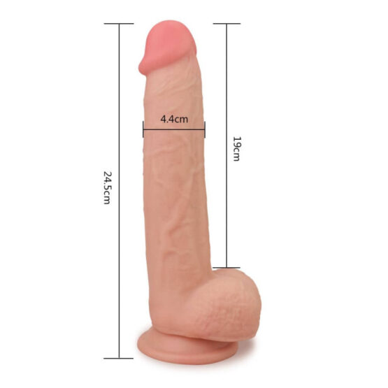 Δονητής Skinlike Soft Cock 24.5cm Flesh - Image 6