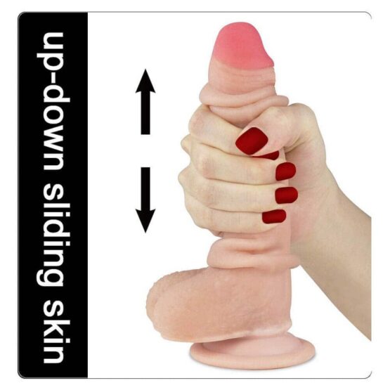 Lovetoy Sliding Skin Dildo 20cm - Image 2