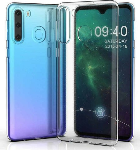 Back Cover Σιλικόνης Διάφανο (Galaxy A21)