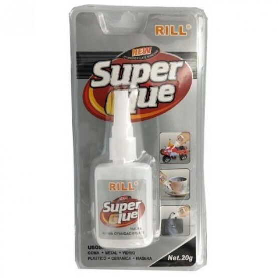 Kυανοακρυλική κόλλα ισχυρής δράσης 20gr - RL9200 - Super Glue Rill – 669206 - Image 2