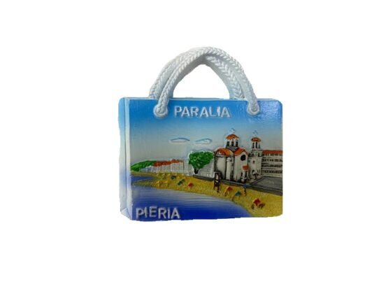 Tουριστικό μαγνητάκι Souvenir – Σετ 12pcs - Resin Magnet - Paralia - 678113