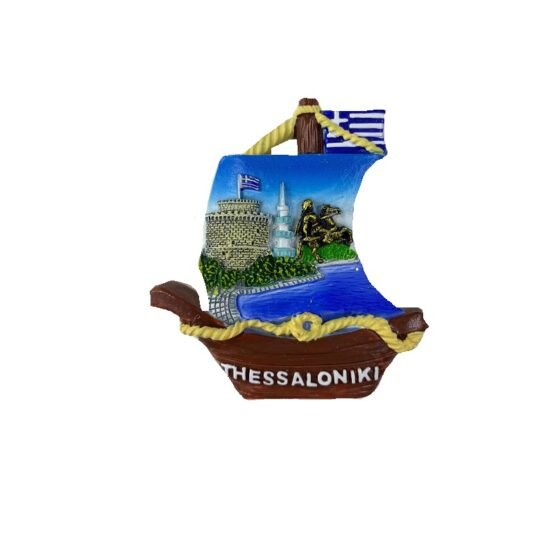 Tουριστικό μαγνητάκι Souvenir – Σετ 12pcs - Resin Magnet - Thessaloniki - 678137