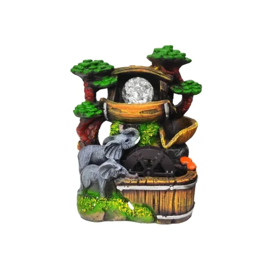 Διακοσμητικό Συντριβάνι Feng Shui – Resin craft bonsai running water ornament