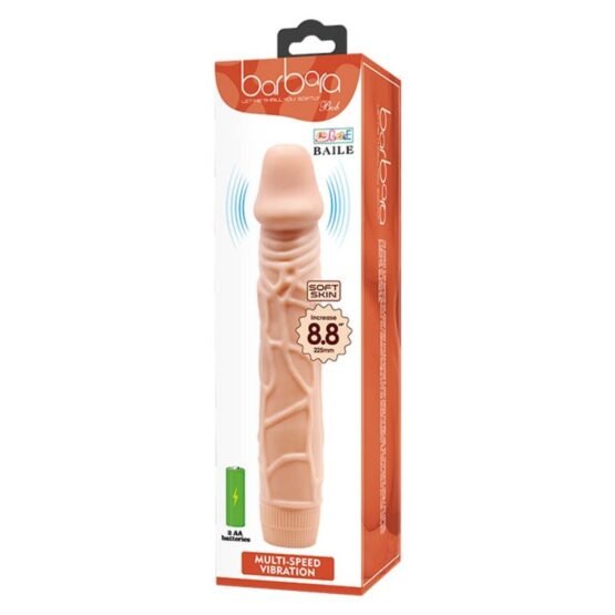 Baile Barbara Bob Realistic Vibrator 22.5cm Flesh