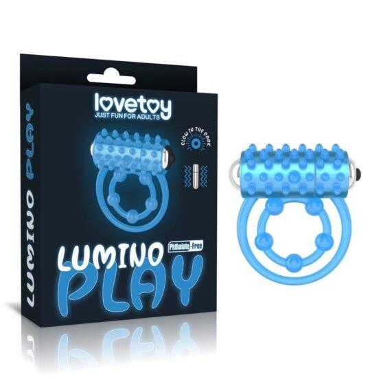 Lumino Play Lovetoy δαχτυλίδι πέους που λάμπει στο σκοτάδι