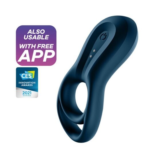 Satisfyer Epic Duo Ring Vibrator Blue