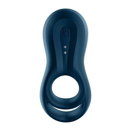 Satisfyer Epic Duo Ring Vibrator Blue - Image 4