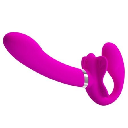 Pretty Love Valerie Strapless Strap On Fuchsia 19.5cm