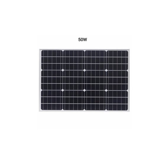 Μονοκρυσταλλικό ηλιακό πάνελ - Solar Panel - 50W - 676128 - Image 3