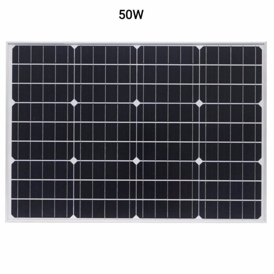 Μονοκρυσταλλικό ηλιακό πάνελ - Solar Panel - 50W - 676128 - Image 2
