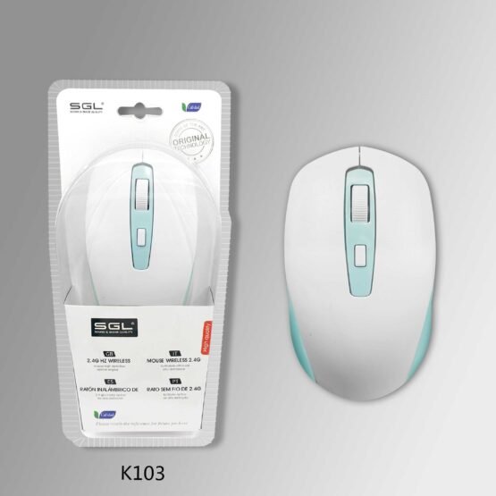 Ασύρματο ποντίκι - K103 - 177272 - White/Blue - Image 2