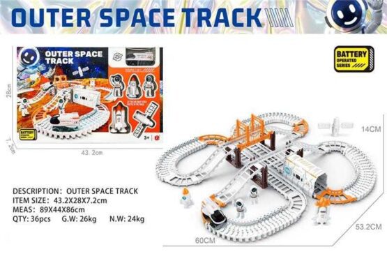 Σετ διαστημικός αυτοκινητόδρομος DIY - Space Track - 888-77 - 900277