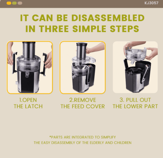 Αποχυμωτής - Power juicer - KJ3057  - DSP - 613675 - Image 4