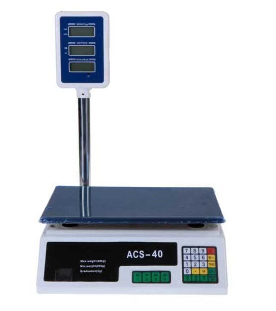 Επαγγελματική ψηφιακή ζυγαριά πάγκου - 40kg - ACS-822B - 910535 - Image 5