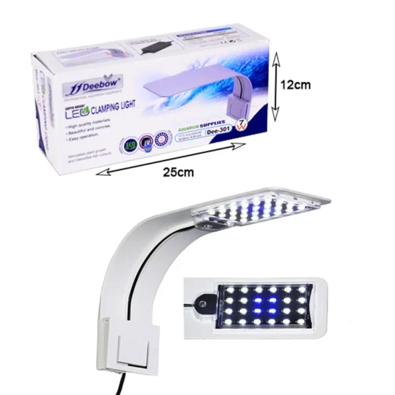 Deebow Dee-301 Φωτιστικό ενυδρείου – Aquarium LED Clamping Light - Image 4