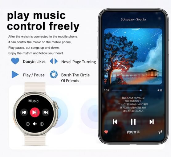 Smartwatch - Z78 UItra - 880266 - Blue - Image 3