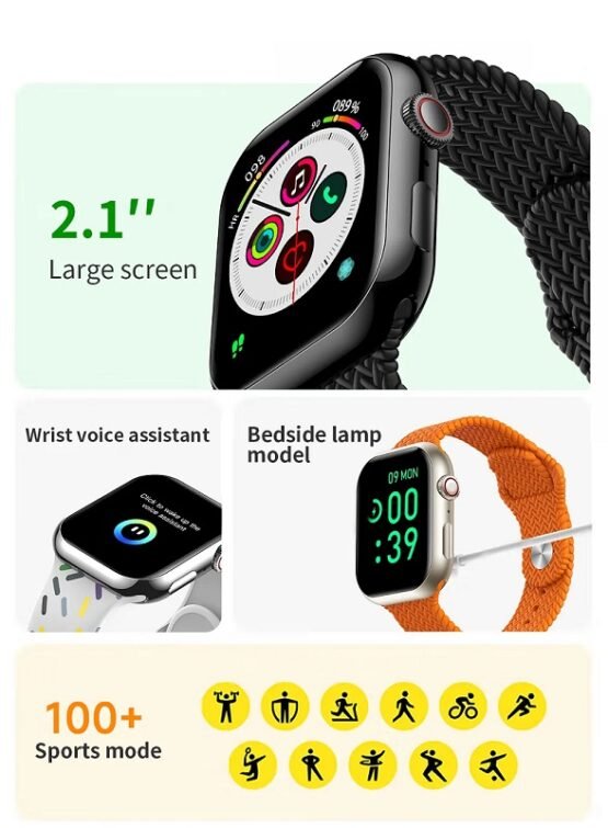 Σετ Smartwatch με 2 λουράκια - Z81 Pro Max - 880372 - Orange - Image 3