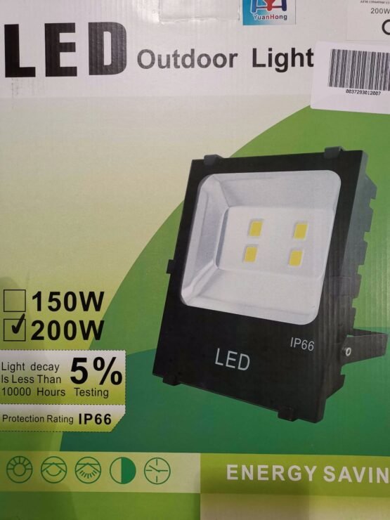 Προβολέας LED - 200W - 6000K - IP66 - 012007 - Image 2