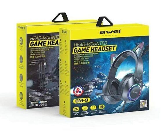 Ενσύρματα ακουστικά - Cat Headphones - GM-9 - AWEI - 006170 - Image 3