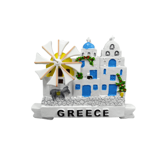 Tουριστικό μαγνητάκι Souvenir – Σετ 12pcs - Resin Magnet - 678196