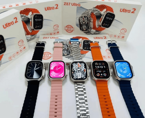 Smartwatch με 2 λουράκια - Z87 ULTRA - 880600 - Black - Image 4