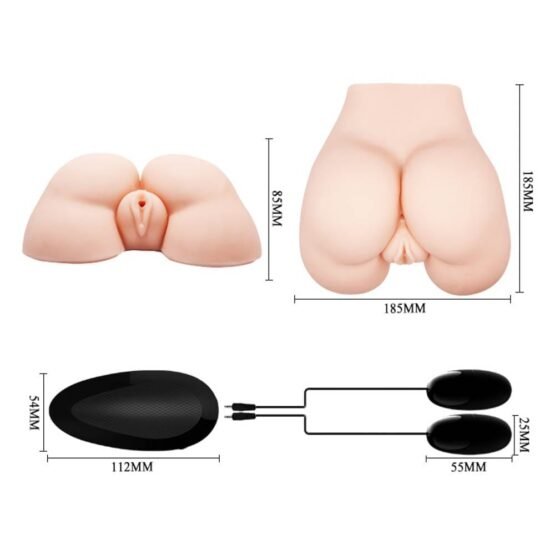 Crazy Bull Realistic Anus Vagina Vibration Posture 5 Flesh - Image 2