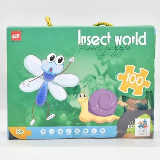Παιδικό puzzle 100 κομματιών - Insect World - 61004 - 310442 - Image 3