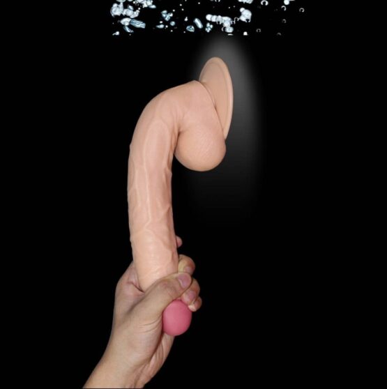 Lovetoy Legendary King Sized Ρεαλιστικό Dildo με Όρχεις και Βεντούζα Flesh 25cm - Image 2