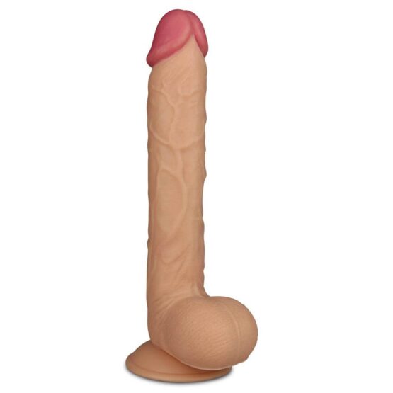 Lovetoy Legendary King Sized Ρεαλιστικό Dildo με Όρχεις και Βεντούζα Flesh 25cm - Image 3