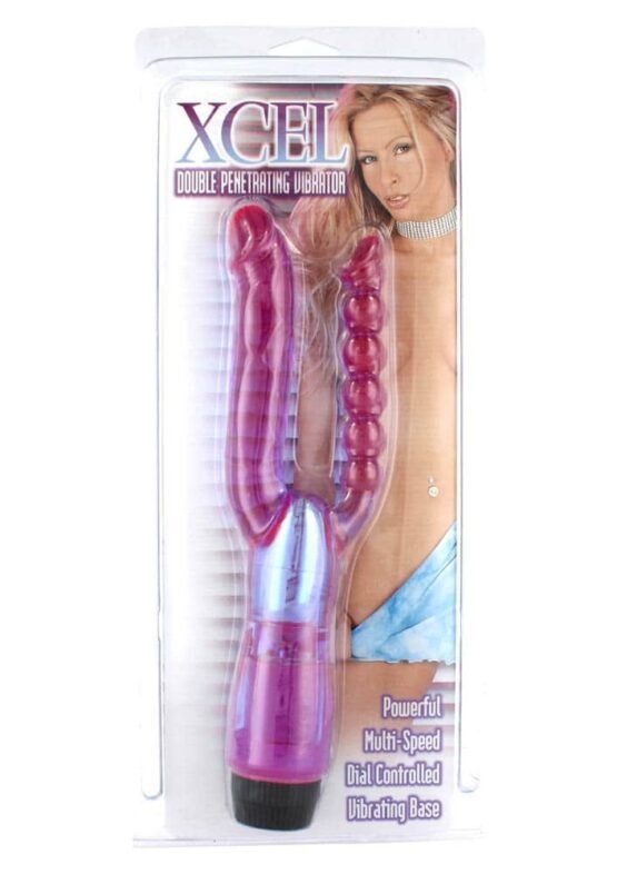 Seven Creations Xcel Double Penetrating 26cm Purple - Image 2
