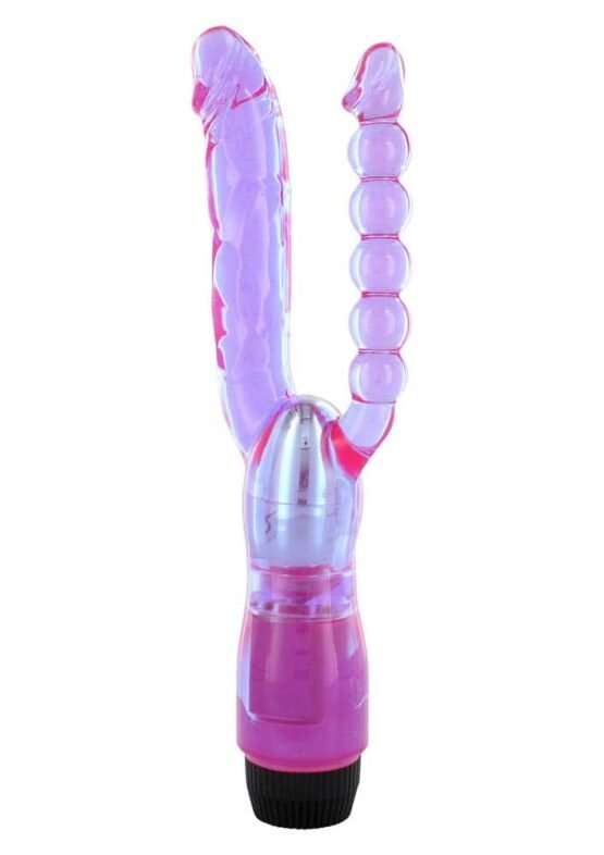 Seven Creations Xcel Double Penetrating 26cm Purple