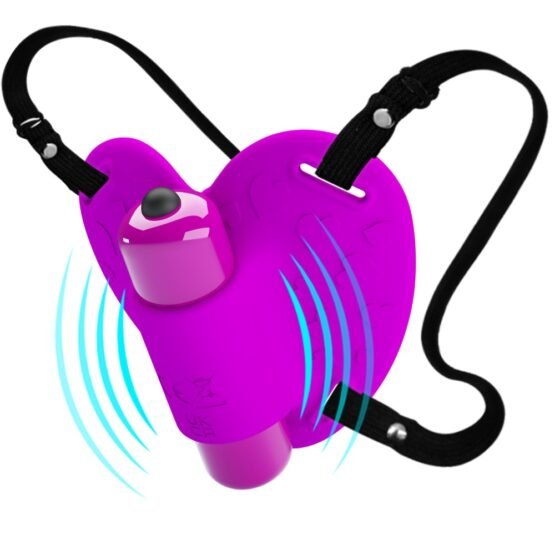 PRETTY LOVE - CLITORAL MASSAGER HEARTBEAT 10 VIBRATION MODES PURPLE - Image 3