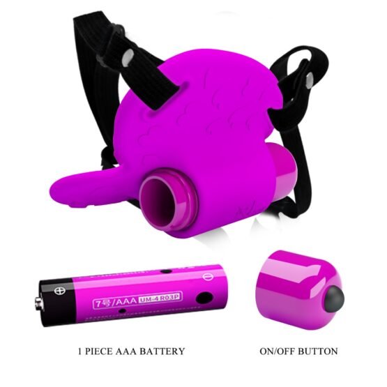 PRETTY LOVE - CLITORAL MASSAGER HEARTBEAT 10 VIBRATION MODES PURPLE - Image 4