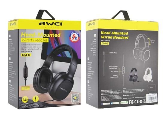 Ενσύρματα ακουστικά - Headphones - GM6 - AWEI - 002356 - Image 4