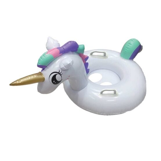 Φουσκωτό σωσίβιο Unicorn με χρυσόσκονη - 80cm - 150380