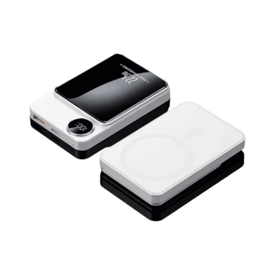 Μαγνητικό Powerbank ασύρματης φόρτισης για iOS - S111 - 811290 - White