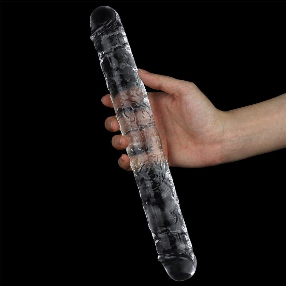 12'' Flawless Clear Double Dildo - Image 4
