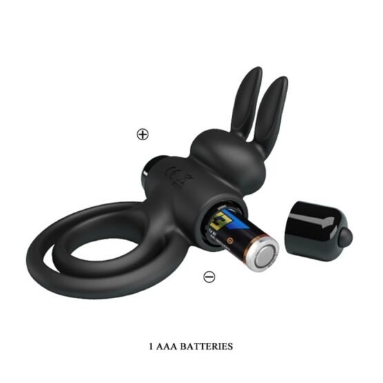 Pretty Love Vibrant Penis Ring 3 Black - Image 6