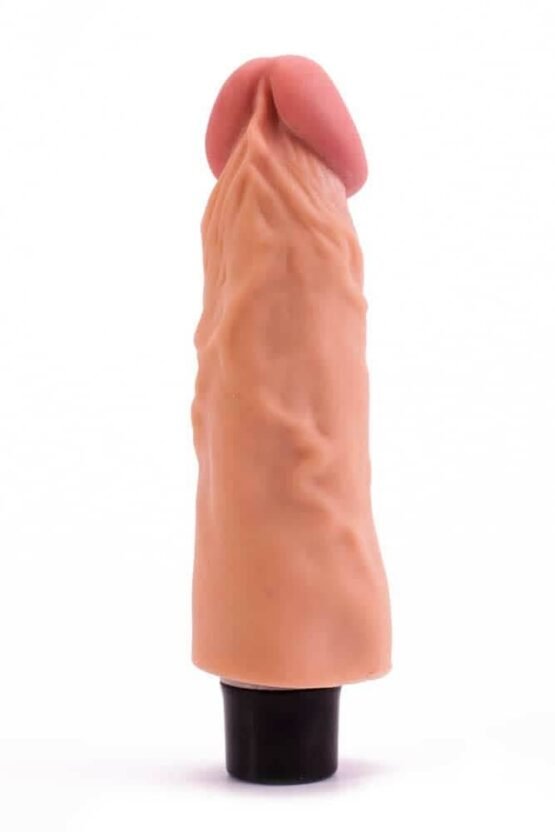 7" Real Softee Vibrating Dildo  1 - Image 6