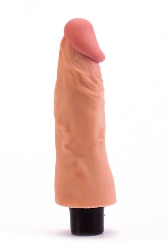 7" Real Softee Vibrating Dildo  1 - Image 7