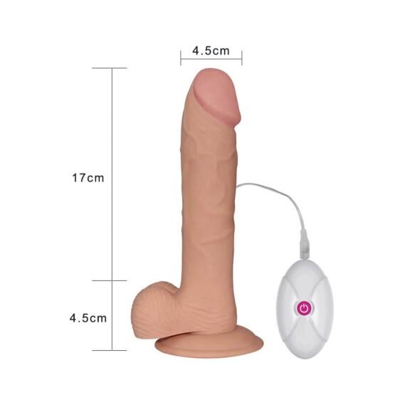 9'' The Ultra Soft Dude - Vibrating Flesh - Image 7