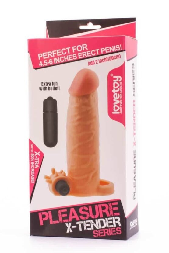 Pleasure X-Tender Vibrating Penis Sleeve #1 - Image 2