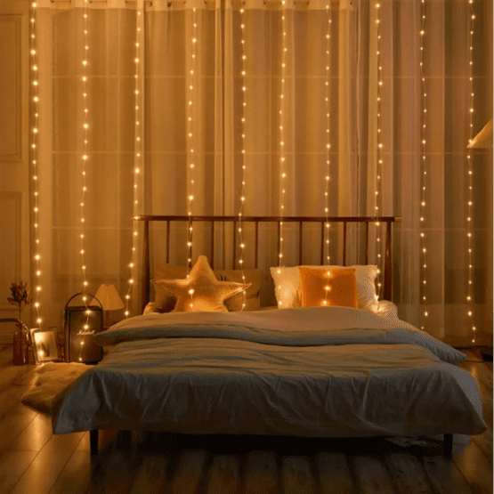 Χριστουγεννιάτικα φώτα LED - Κουρτίνα - 10/200LED - 272328 - Warm White - Image 2
