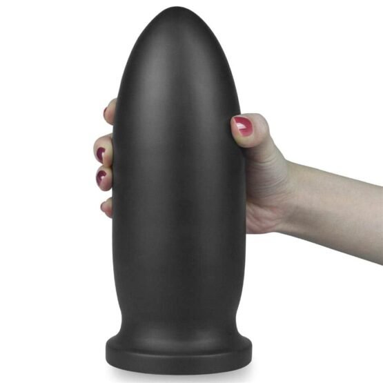 9" King Sized Anal Bomber Black - Image 3