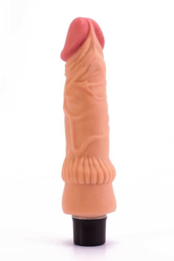 7.8" Real Softee Vibrating Dildo  2 - Image 5