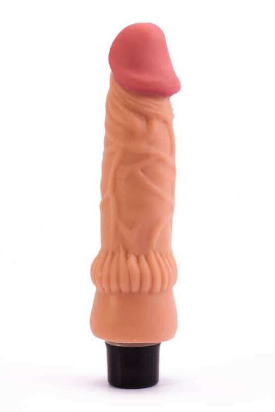 7.8" Real Softee Vibrating Dildo  2 - Image 7