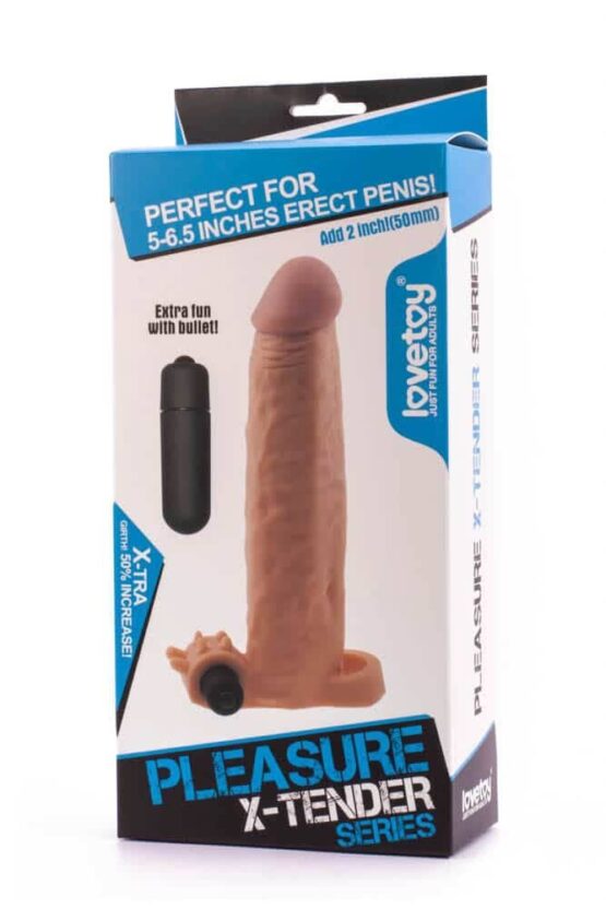 Pleasure X-Tender Vibrating Penis Sleeve #4 - Image 2